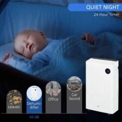 HOMCOM 16L Portable Dehumidifier With Air Purifier Filter- White - 821-024V70WT 21 HOMCOM 16L Portable Dehumidifier With Air Purifier Filter- White - 821-024V70WT -Dimplexs Zone uhh53618a695d24a5.jpg