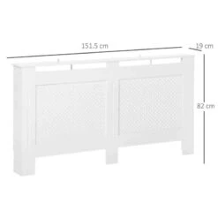 HOMCOM Grill Style Radiator Cover - White - 820-063 -Dimplexs Zone urj74c17dc5795247.jpg