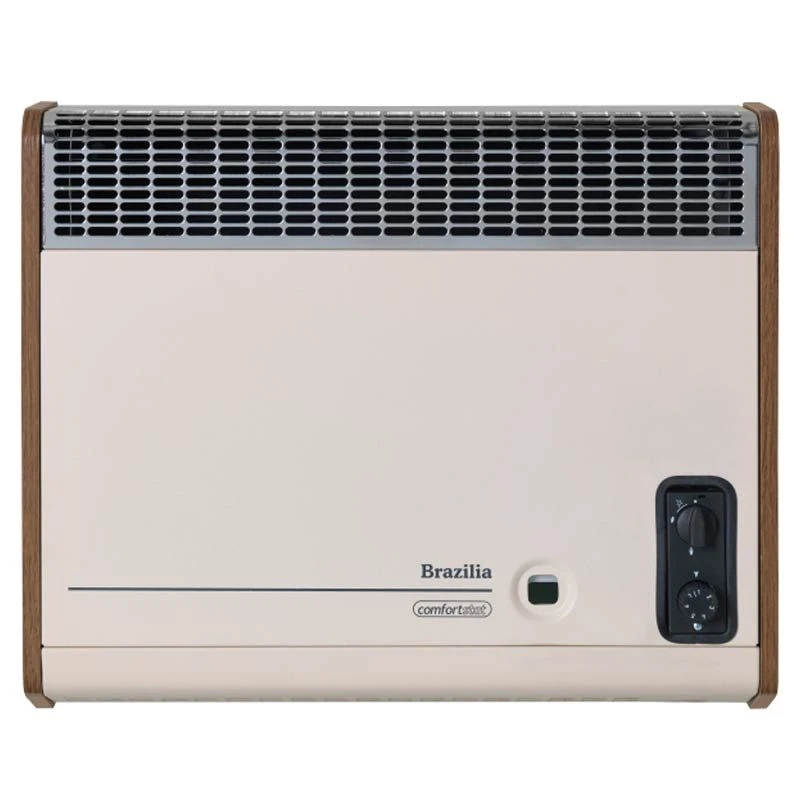 Valor Brazilia F8ST Gas Wall Thermostatic Heater - Beige & Oak - 0504811 4 Valor Brazilia F8ST Gas Wall Thermostatic Heater - Beige & Oak - 0504811 - Image 2