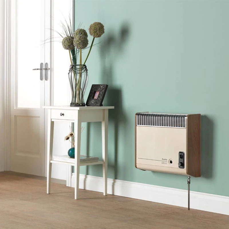 Valor Brazilia F8ST Gas Wall Thermostatic Heater - Beige & Oak - 0504811 3 Valor Brazilia F8ST Gas Wall Thermostatic Heater - Beige & Oak - 0504811