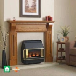 Valor Heartbeat Outset Gas Fire - Black - 0533901 -Dimplexs Zone v a valor 0533901 heartbeat outset gas fire lifestyle2