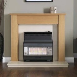 Valor Firelite Radiant Outset Gas Fire - Black - 0534761