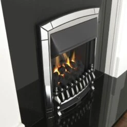 Valor Dream Slimline Convector Gas Fire - Chrome - 05750T1 8 Valor Dream Slimline Convector Gas Fire - Chrome - 05750T1 -Dimplexs Zone v a valor 05750t1 dream slimline gas fire lifestyle2