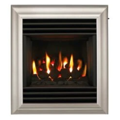 Valor Harmony Full Depth Homeflame High Efficiency Gas Fire - Silver - 0576131