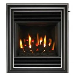 Valor Harmony Full Depth Homeflame High Efficiency Gas Fire - Black - 0576141