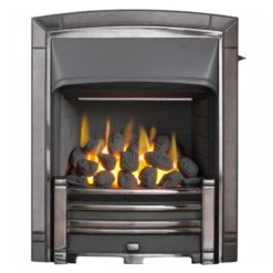 Valor Maquerade Full Depth Convector Gas Fire - Black Nickel - 0594012 -Dimplexs Zone v a valor 0594012 masquerade convector gas fire clean