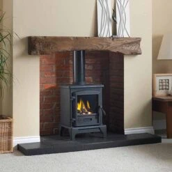 Valor Brunswick Gas Stove Coal - Manual Control - Black - 05944X4