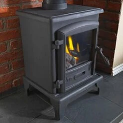 Valor Brunswick Gas Stove Coal - Manual Control - Black - 05944X4 -Dimplexs Zone v a valor 05944x4 brunswick gas stove coal lifestyle2