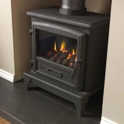 Valor Ridlington Gas Stove Coal - Remote Control - Black - 05944X5 7 Valor Ridlington Gas Stove Coal - Remote Control - Black - 05944X5 -Dimplexs Zone v a valor 05944x5 ridlington gas stove coal lifestyle2