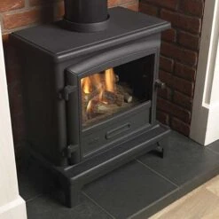 Valor Ridlington Gas Stove Log - Manual Control - Black - 05944X6 -Dimplexs Zone v a valor 05944x6 ridlington gas stove log lifestyle2