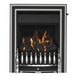 Valor Allure Full Depth Convector Gas Fire - Inlay Trim Black/Chrome - 05945MCA6