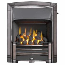 Valor Masquerade Slimline Convector Gas Fire - Black Nickel - 0595331