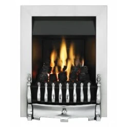 Valor Blenheim Slimline Hotbox Gas Fire - Chrome - 05956D6