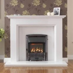 Valor Excelsior Full Depth High Efficiency Gas Fire - Black Nickel - 0596132