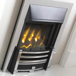 Valor Trueflame Full Depth Homeflame High Efficiency Gas Fire - Full Trim Chrome - 0596152 -Dimplexs Zone v a valor 0596152 trueflame full depth gas fire lifestyle3