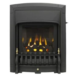 Valor Dream Slimline Homeflame High Efficiency Gas Fire - Black - 0596331
