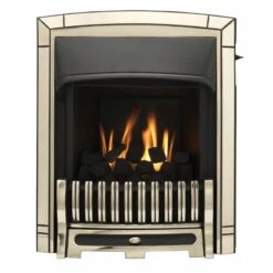 Valor Excelsior Slimline High Efficiency Gas Fire - Pale Gold - 0596394