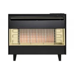 Valor Robinson Willey Firegem Visa Radiant Outset Gas Fire - Black - A85015