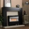 Valor Robinson Willey Firegem Visa Highline Radiant Gas Fire - Black - A85035 -Dimplexs Zone v a valor a85035 firegem visa highline gas fire lifestyle