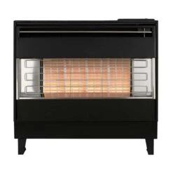Valor Robinson Willey Firegem Visa Highline Radiant Gas Fire - Black/Chrome - A85056