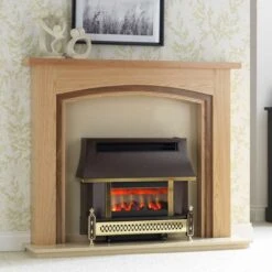 Valor Robinson Willey Sahara LFE Outset Gas Fire - Electronic - Bronze - A97030