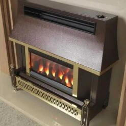 Valor Robinson Willey Sahara LFE Outset Gas Fire - Electronic - Bronze - A97030 -Dimplexs Zone v a valor a97030 sahara lfe outset gas fire lifestyle2