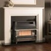 Valor Robinson Willey Sahara Radiant Outset Gas Fire - Electronic - Pewter & Chrome - A97039 -Dimplexs Zone v a valor a97039 sahara radiant outset gas fire lifestyle