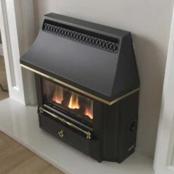 Valor Black Beauty Slimline Outset Gas Fire - Black - 0534101 -Dimplexs Zone v a valor black beauty outset gas fire 0534101 lifestyle2