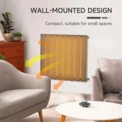 HOMCOM Horizontal Water Filled Single Panel Radiator - 600mm Grey - 820-311V00GY -Dimplexs Zone vyjb10182d2b3eb03.jpg