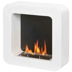 HOMCOM Wall Mounted Bioethanol Stove Fire - White - 820-326V00WT -Dimplexs Zone w8l39818b00b69bab.jpg