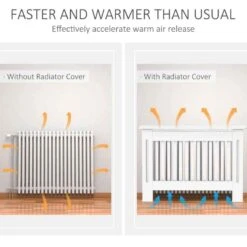 HOMCOM Slatted Radiator Cover - Small - White - 820-029 -Dimplexs Zone wnc07417dc20a6aff.jpg