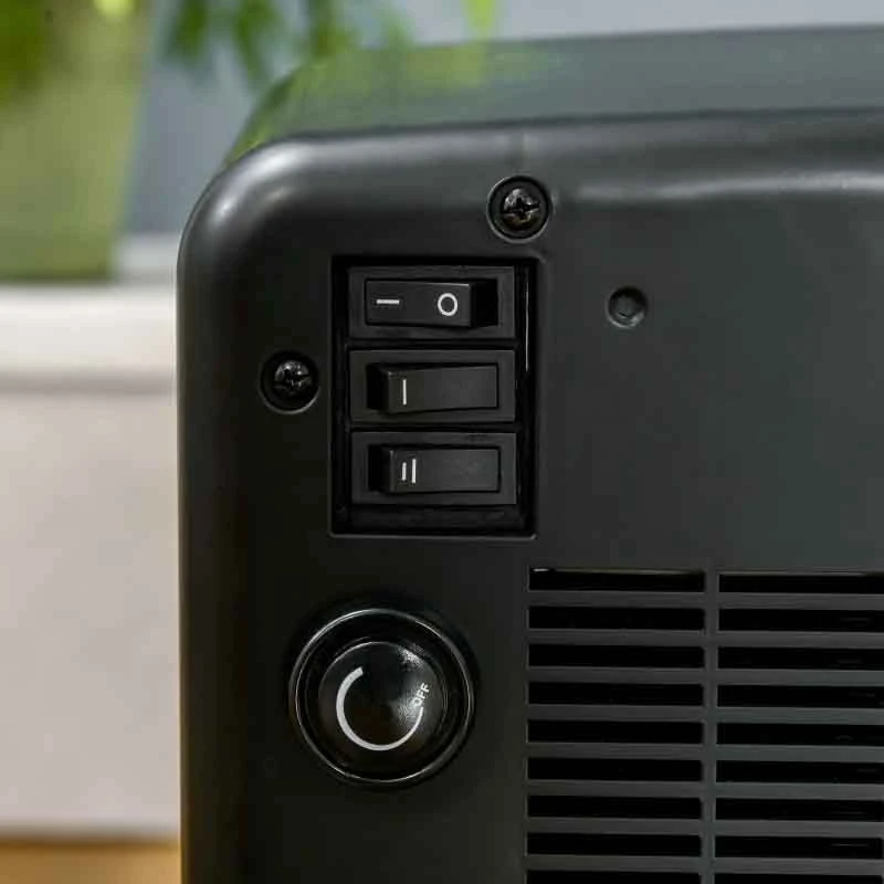 HOMCOM Electric Stove Fire - Black - 820-353V70BK 10 HOMCOM Electric Stove Fire - Black - 820-353V70BK - Image 8