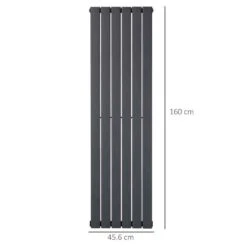 HOMCOM Vertical Water Filled Double Panel Radiator 460x1600mm Grey - 820-315V00GY -Dimplexs Zone xpta12182dd00a272.jpg