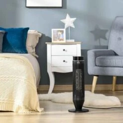 HOMCOM Oscillating Electric Tower Heater - Black - 820-251V70 -Dimplexs Zone xuce6f17dc28aa1bc.jpg