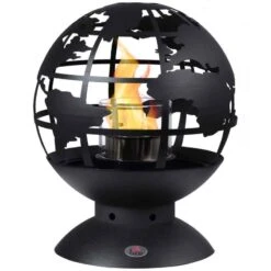 HOMCOM Tabletop Bioethanol Fire - Globe Design - Black - 820-307V00BK 20 HOMCOM Tabletop Bioethanol Fire - Globe Design - Black - 820-307V00BK -Dimplexs Zone ydz98a182fbe6d07c.jpg