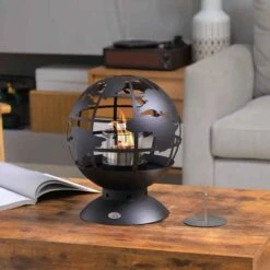 HOMCOM Tabletop Bioethanol Fire - Globe Design - Black - 820-307V00BK 21 HOMCOM Tabletop Bioethanol Fire - Globe Design - Black - 820-307V00BK -Dimplexs Zone ylk6ff182fbe6d07d.jpg