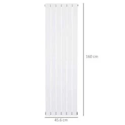 HOMCOM Vertical Water Filled Double Panel Radiator 460x1600mm White - 820-315V00WT -Dimplexs Zone yxja12182e74d594c.jpg