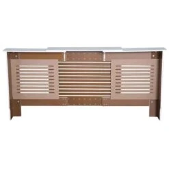 HOMCOM Slatted Design Extendable Radiator Cover - White - 820-105 -Dimplexs Zone z7bd4d180dce2a17e.jpg
